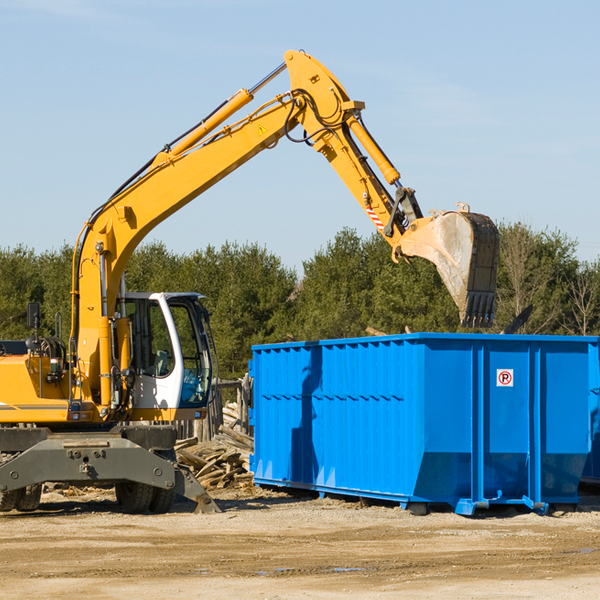 what happens if the residential dumpster is damaged or stolen during rental in Blakeslee PA